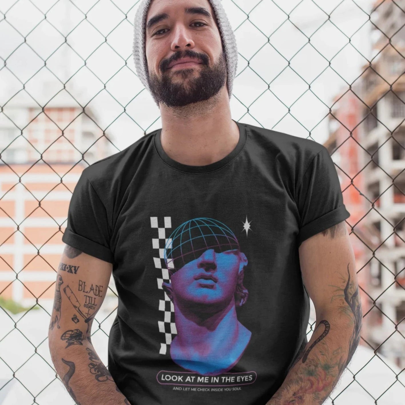 Playera Abstracta Vaporwave