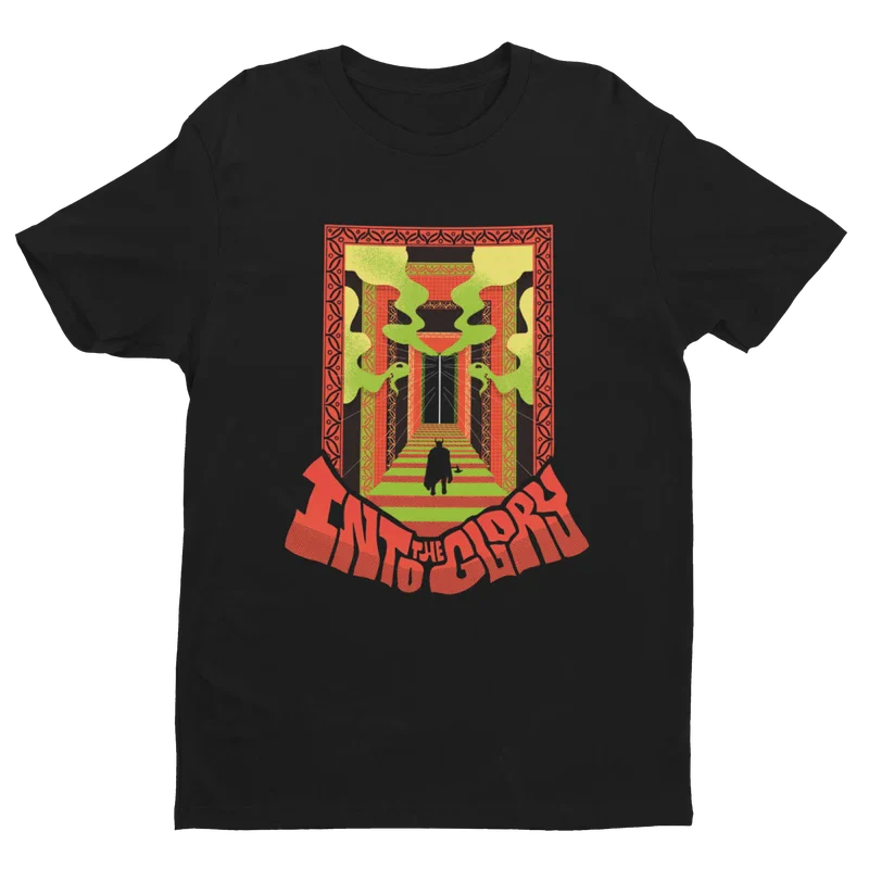 playera de color negro con diseno psicodelia vikingo marca pixsound SKU-PS809027